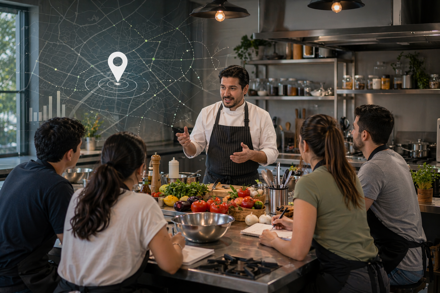 Análisis de ubicación para escuela de cocina en Metepec